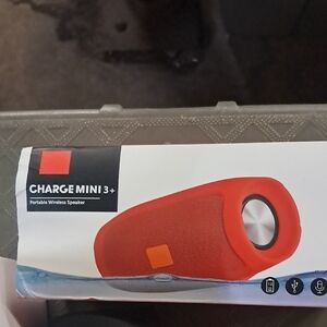 NWT Charge Mini 3+ Portable Wireless Speaker - Black